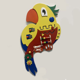 Бизиборд Смышленый попугай