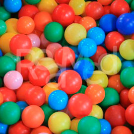 Цветной шарик для сухих бассейнов