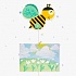 Крепление для рисунков с тросом "Пчела"