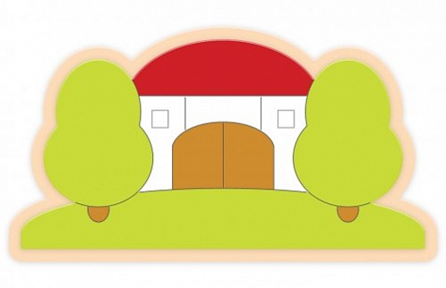 Декоративная арка "На ферме" 68х37 см